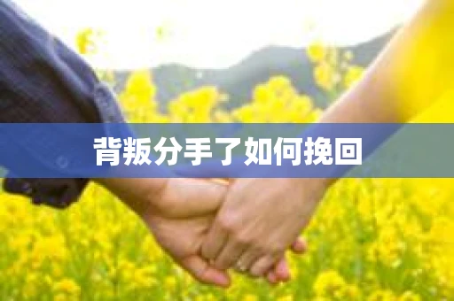 背叛分手了如何挽回