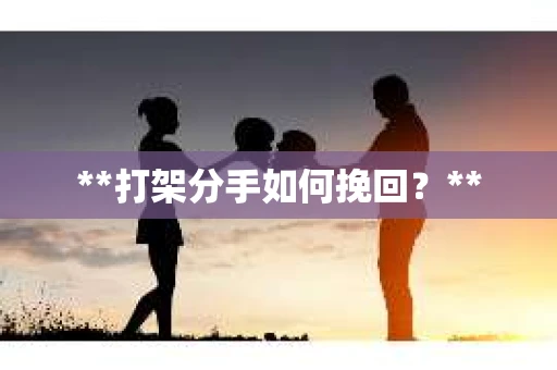 **打架分手如何挽回？**