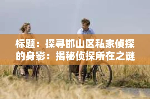 标题：探寻邯山区私家侦探的身影：揭秘侦探所在之谜