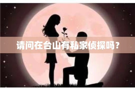请问在台山有私家侦探吗？