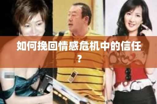 如何挽回情感危机中的信任？