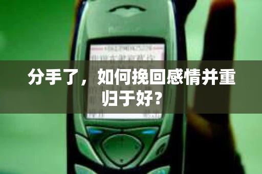 分手了，如何挽回感情并重归于好？