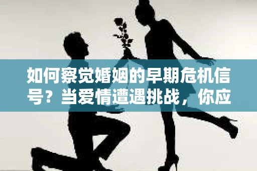 如何察觉婚姻的早期危机信号？当爱情遭遇挑战，你应该怎么办？