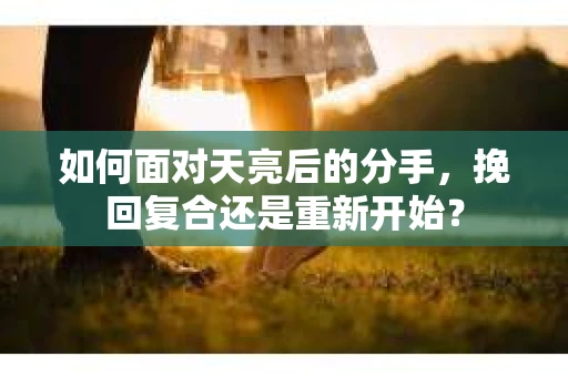 如何面对天亮后的分手，挽回复合还是重新开始？