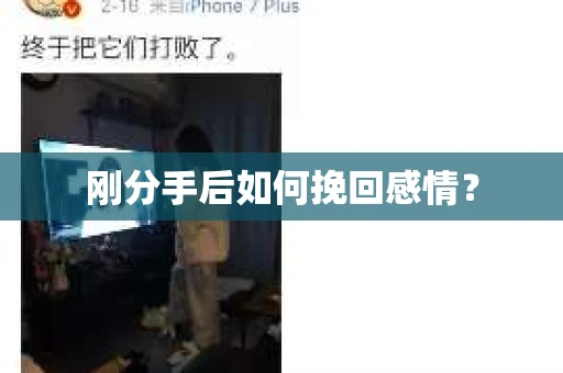 刚分手后如何挽回感情？
